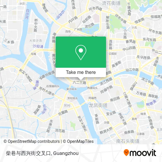 柴巷与西兴街交叉口 map