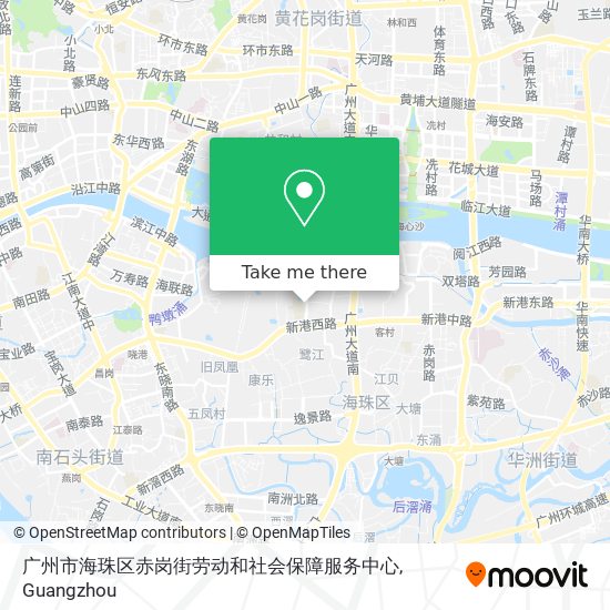 广州市海珠区赤岗街劳动和社会保障服务中心 map