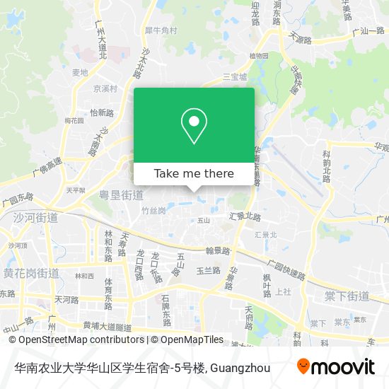 华南农业大学华山区学生宿舍-5号楼 map