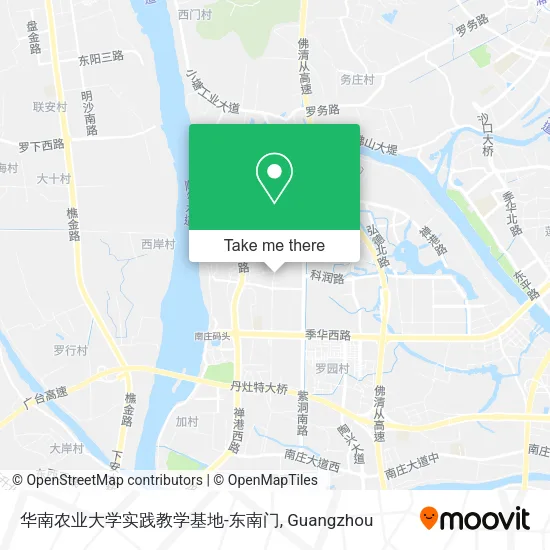华南农业大学实践教学基地-东南门 map