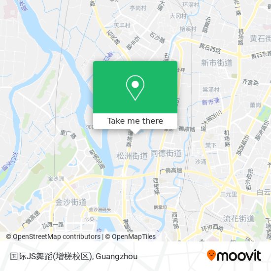 国际JS舞蹈(增槎校区) map