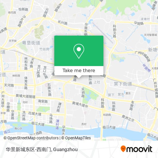 华景新城东区-西南门 map