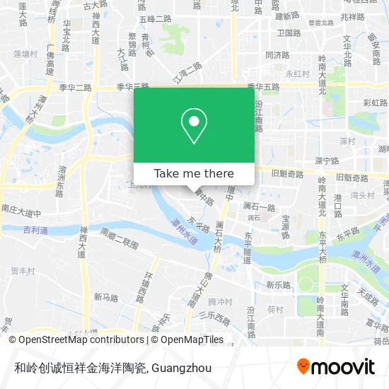 和岭创诚恒祥金海洋陶瓷 map