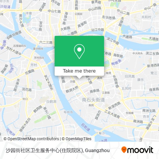 沙园街社区卫生服务中心(住院院区) map