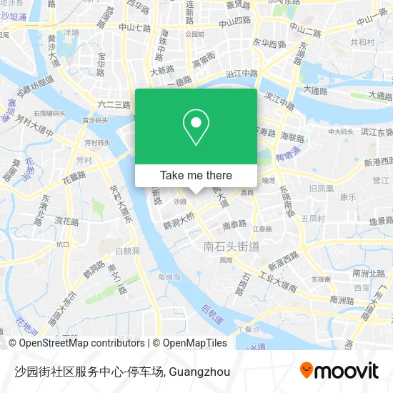 沙园街社区服务中心-停车场 map