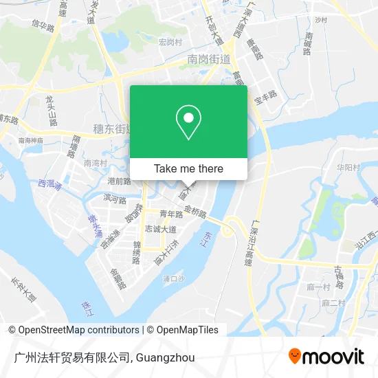 广州法轩贸易有限公司 map
