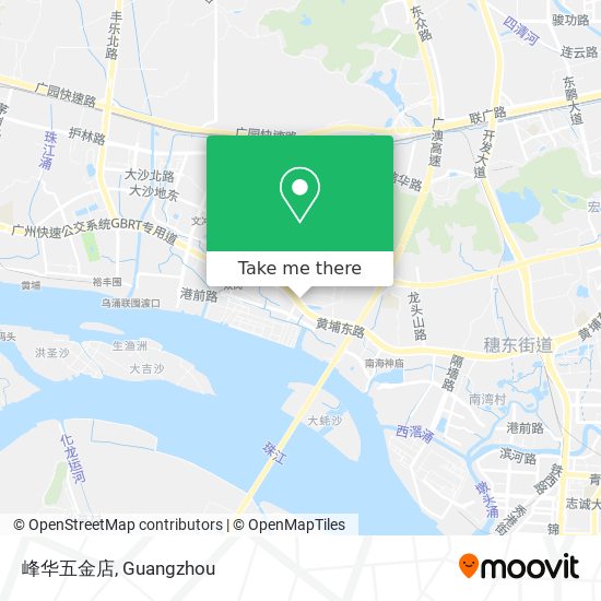 峰华五金店 map