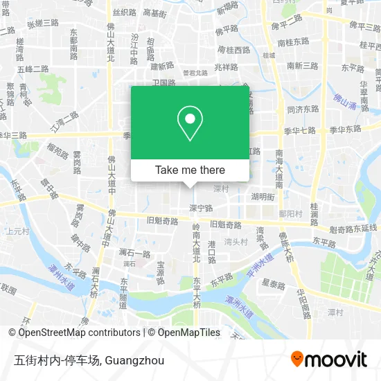 五街村内-停车场 map