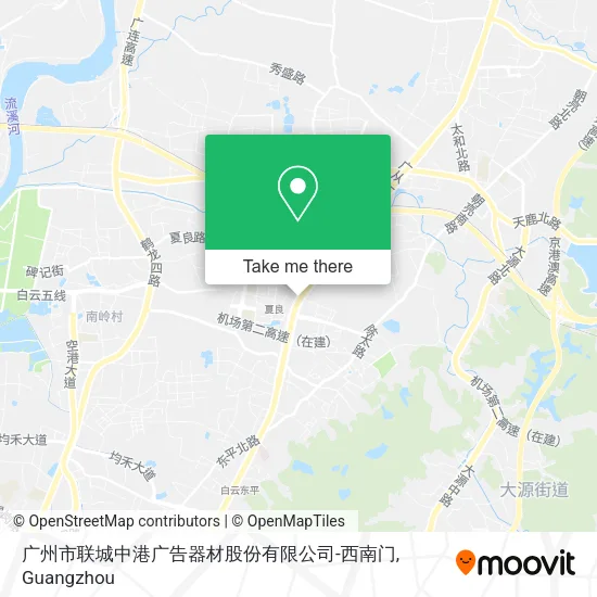 广州市联城中港广告器材股份有限公司-西南门 map