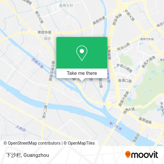 下沙栏 map