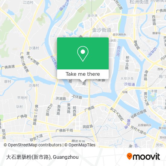 大石磨肠粉(新市路) map