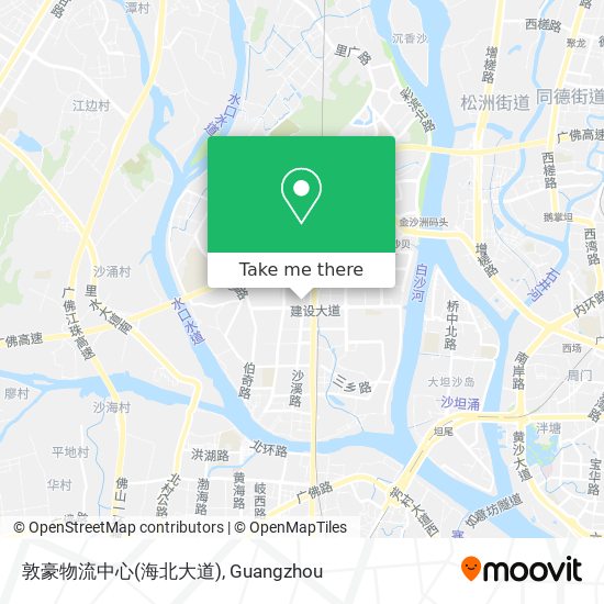 敦豪物流中心(海北大道) map