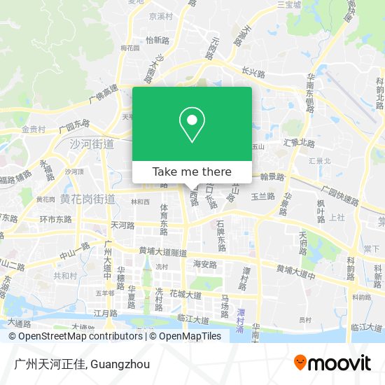 广州天河正佳 map