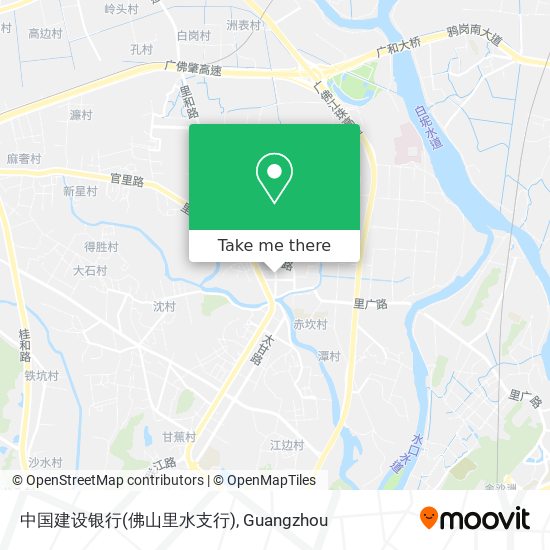 中国建设银行(佛山里水支行) map