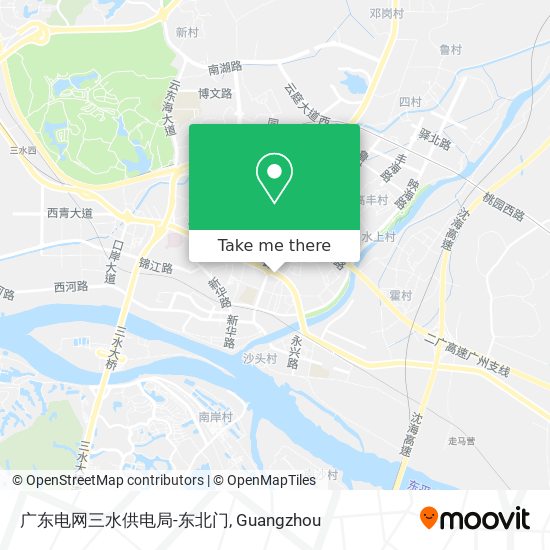 广东电网三水供电局-东北门 map