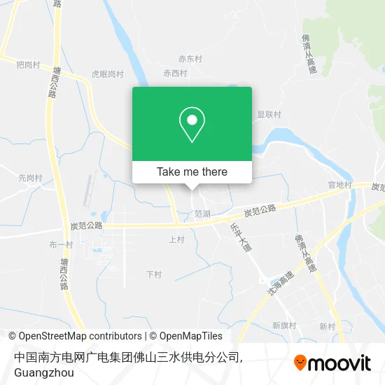 中国南方电网广电集团佛山三水供电分公司 map