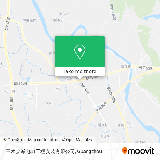 三水众诚电力工程安装有限公司 map
