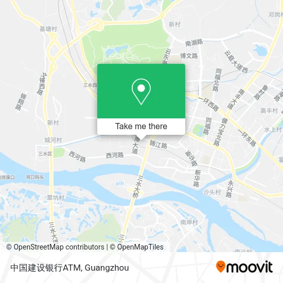 中国建设银行ATM map