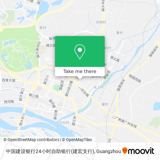 中国建设银行24小时自助银行(建宏支行) map