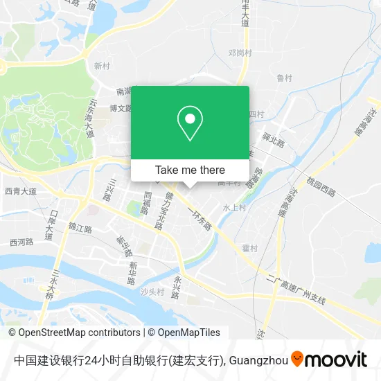 中国建设银行24小时自助银行(建宏支行) map