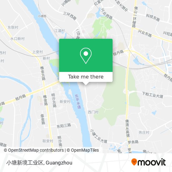 小塘新境工业区 map