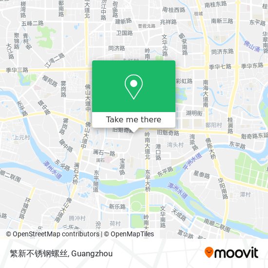 繁新不锈钢螺丝 map