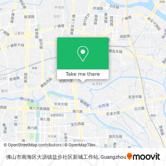 佛山市南海区大沥镇盐步社区新城工作站 map