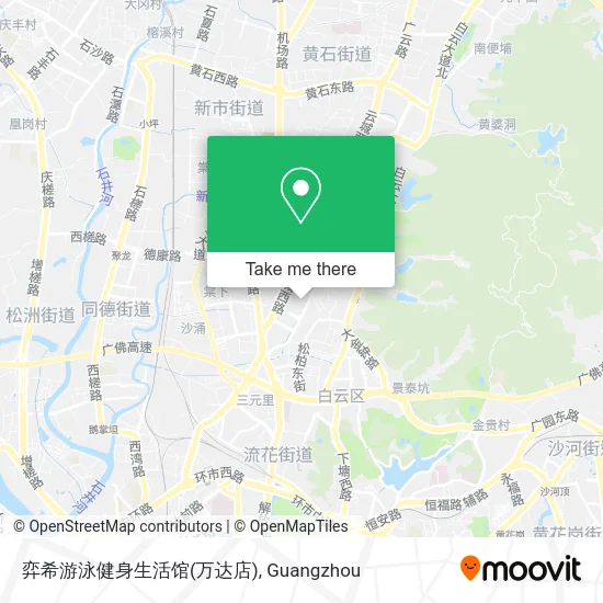 弈希游泳健身生活馆(万达店) map