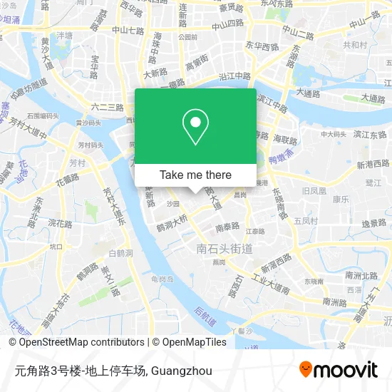 元角路3号楼-地上停车场 map