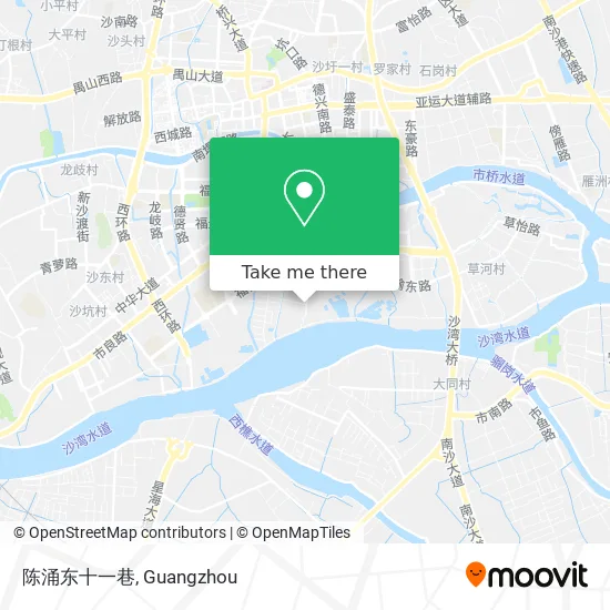 陈涌东十一巷 map