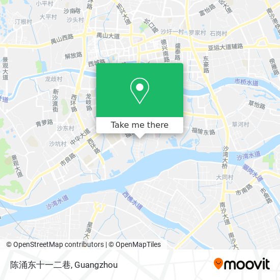陈涌东十一二巷 map