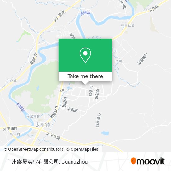 广州鑫晟实业有限公司 map