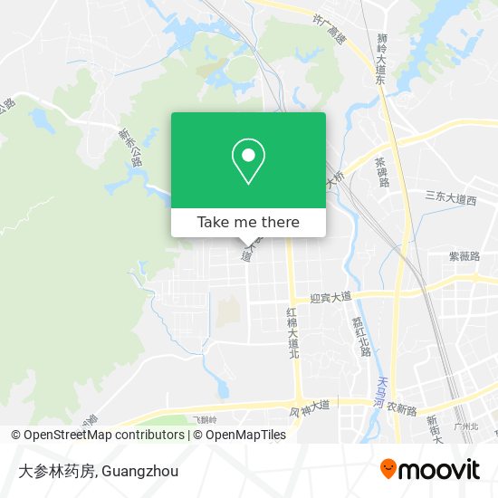 大参林药房 map