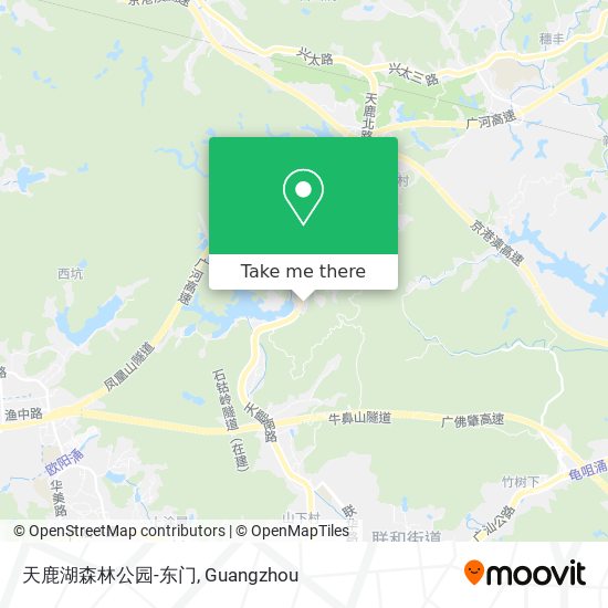 天鹿湖森林公园-东门 map