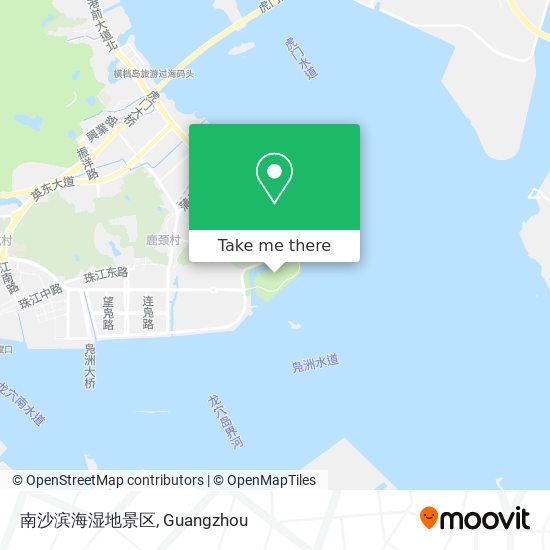 南沙滨海湿地景区 map