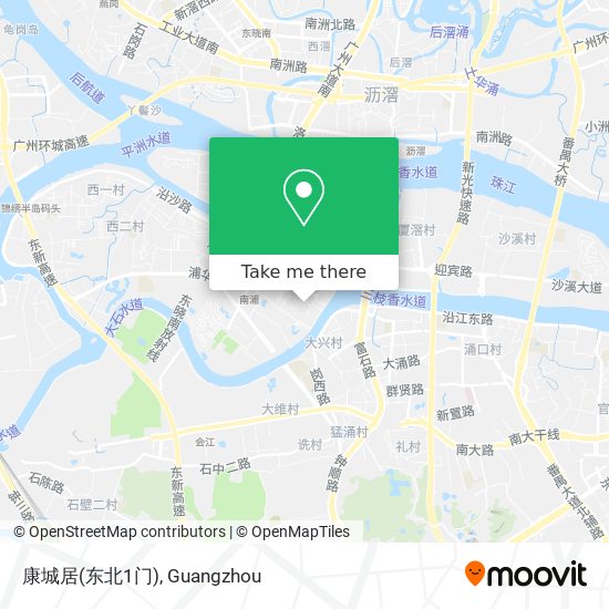 康城居(东北1门) map