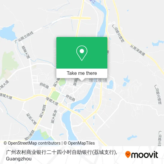 广州农村商业银行二十四小时自助银行(荔城支行) map