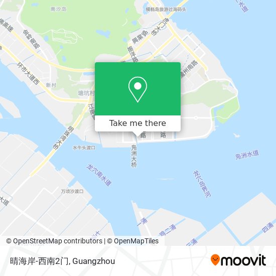 晴海岸-西南2门 map