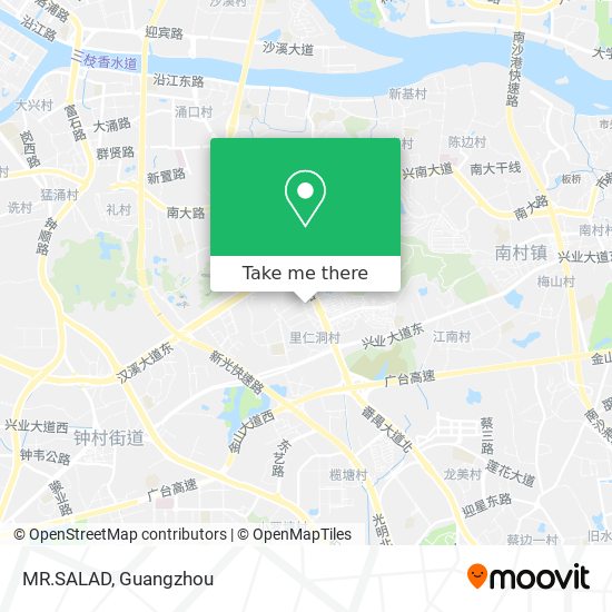 MR.SALAD map