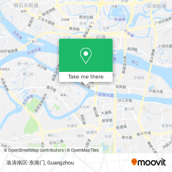 洛涛南区-东南门 map