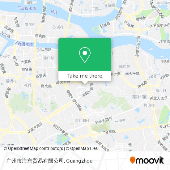 广州市海东贸易有限公司 map