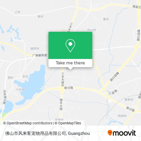 佛山市风来客宠物用品有限公司 map