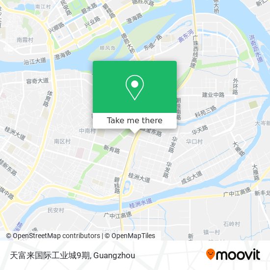 天富来国际工业城9期 map
