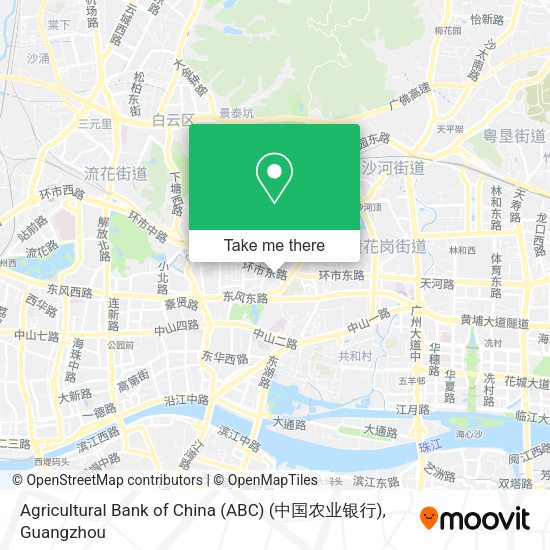 Agricultural Bank of China (ABC) (中国农业银行) map