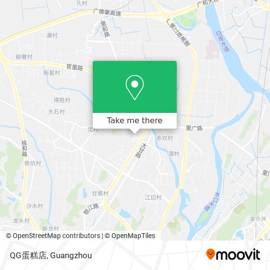 QG蛋糕店 map