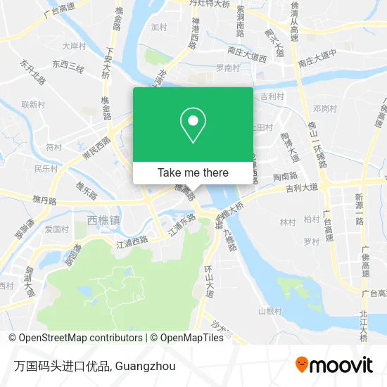 万国码头进口优品 map