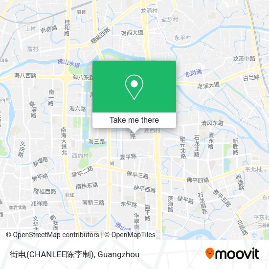 街电(CHANLEE陈李制) map