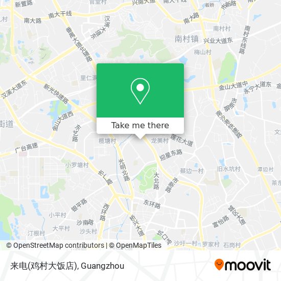 来电(鸡村大饭店) map