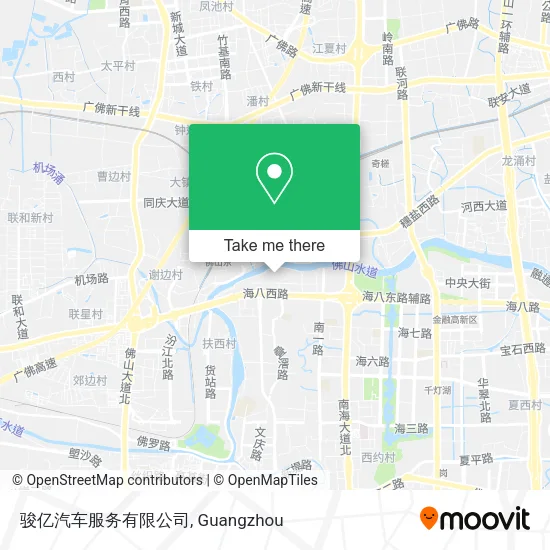 骏亿汽车服务有限公司 map