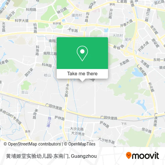 黄埔姬堂实验幼儿园-东南门 map
